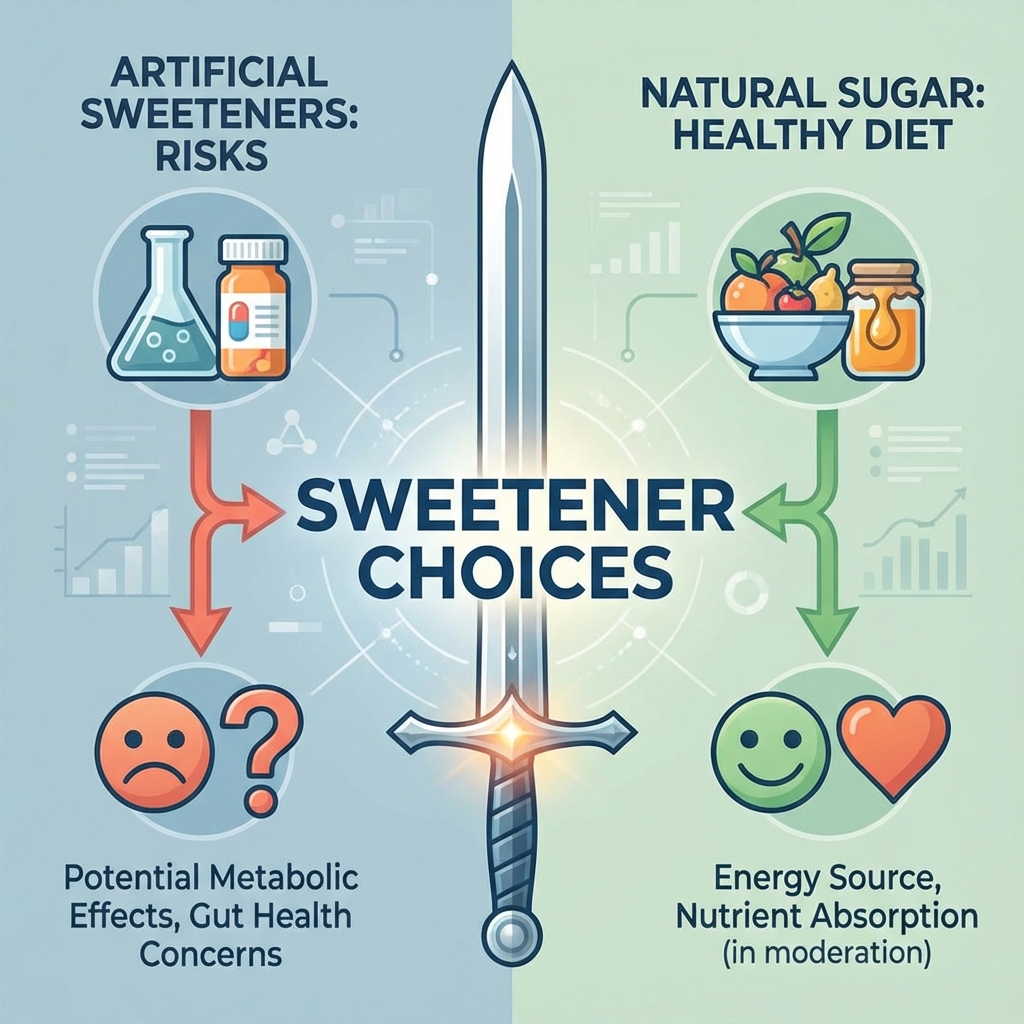 Artificial Sweeteners Concept